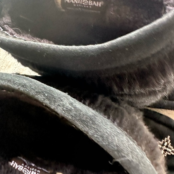 Mukluks Waterproof Suede Short Snowy Owl Mukluk Rabbit Fur sheep and cow Leather - Picture 7 of 8